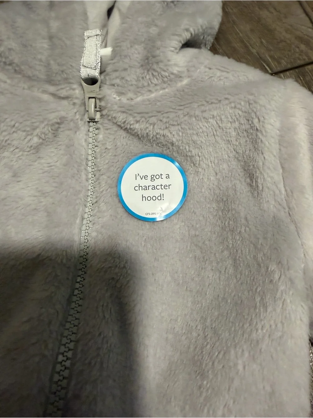 NWT Carters 18m grey mouse hoodie